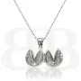 Beaux Bijoux Sterling Silver Fortune Cookie Locket Pendant with 18'' Chain