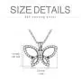 VENACOLY Butterfly Gifts Sterling Silver Opal/Celtic Knot/Flower/Heart Butterfly Necklace Jewelry Gift for Women VENACOLY Butterfly Gifts Sterling Silver Opal/Celtic Knot/Flower/Heart Butterfly Necklace Jewelry Gift for Women