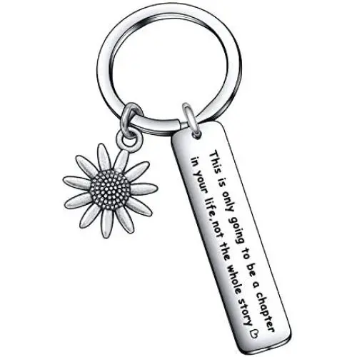 Encouragement Keychain New Adventure Jewelry Inspirational Jewelry Divorcee Gift Encouragement Keychain New Adventure Jewelry Inspirational Jewelry Divorcee Gift
