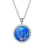 SOULMEET Sterling Silver Various Zodiac Necklace for Women Girls, Simulated Opal Jewelry Gifts Ideas for Birthday Christmas Anniversary Valentines Day