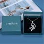 Mermaid Necklace for Women 925 Sterling Silver Mermaid Beach Necklace Jewelry Gifts for Women Girls Wife Daughter