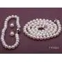 JYX Pearl White Freshwater Pearl Necklace Bracelet and Earrings Set Pearl Jewellery Set AA + 5-6mm JYX Pearl White Freshwater Pearl Necklace Bracelet and Earrings Set Pearl Jewellery Set AA + 5-6mm