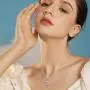 HUKKUN Sterling Silver Necklace for Women Lucky Gold Elephant Love Heart Pendant You are My Sunshine Animal Jewelry Gift for Girlfriend HUKKUN Sterling Silver Necklace for Women Lucky Gold Elephant Love Heart Pendant You are My Sunshine Animal Jewelry Gift for Girlfriend