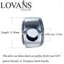 Lovans 925 Sterling Silver Animal Charm Bead Graduation Gift for DIY Pandora Bracelets