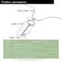 Dankadi Classic Female Original Silver Necklace 925 Silver Key Pendant Necklace Minimalism 45-60cm Snake Chain Jewelry Lobster clamp Clasp