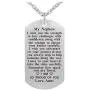 Yintunuo Niece Nephew Dog Tag Necklace Jewelry Pendant Keychain from Aunt and Uncle Yintunuo Niece Nephew Dog Tag Necklace Jewelry Pendant Keychain from Aunt and Uncle