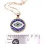 Mava Art Enamel Evil Eye Pendant Necklace for Women 18K Gold Plated Chain Novelty Jewelry Mava Art Enamel Evil Eye Pendant Necklace for Women 18K Gold Plated Chain Novelty Jewelry