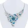 EVER FAITH Womens Austrian Crystal Enamel Orchid Flower Necklace Earings Set EVER FAITH Womens Austrian Crystal Enamel Orchid Flower Necklace Earings Set