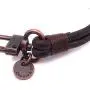 Mens Wide Craftman Leather Bracelet Handcrafted in USA - Dark Brown Mens Wide Craftman Leather Bracelet Handcrafted in USA - Dark Brown