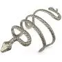 idealway Vintage Punk Silver Snake Open Bangle Cuff Bracelet for Men Women idealway Vintage Punk Silver Snake Open Bangle Cuff Bracelet for Men Women