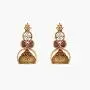 Tarinika Gandhra Antique Gold-Plated Indian Jewelry Set with Necklace and Earrings - White Red Tarinika Gandhra Antique Gold-Plated Indian Jewelry Set with Necklace and Earrings - White Red
