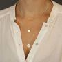 Unicra Multi-Layer Necklace Choker with Long Chain for Women and Girls