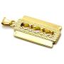 Nsitbbuery Hip Hop DJ Nightclub Bars Stainless Steel Razor Blade Tag Pendant Necklace