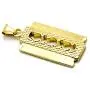 Nsitbbuery Hip Hop DJ Nightclub Bars Stainless Steel Razor Blade Tag Pendant Necklace