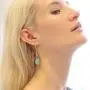 Humble Chic Simulated Druzy Needle Drops - Boho Gold-Tone Threader Upside-Down Long Hoop Dangle Earrings for Women - Created Geode Stone Sparkly Pendants Humble Chic Simulated Druzy Needle Drops - Boho Gold-Tone Threader Upside-Down Long Hoop Dangle Earrings for Women - Created Geode Stone Sparkly Pendants