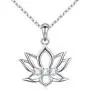 925 Sterling Silver Yoga Om Lotus Flower Pendant Necklace Inspirational Gift for Women Girls,18 inch 925 Sterling Silver Yoga Om Lotus Flower Pendant Necklace Inspirational Gift for Women Girls,18 inch