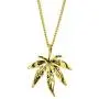 TIDOO Jewelry Mens Stainless Steel Leaf Steampunk Street Style Pendant Necklace Gold TIDOO Jewelry Mens Stainless Steel Leaf Steampunk Street Style Pendant Necklace Gold