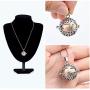 Minicremation Cremation Jewelry Urn Pendant Necklace for Ashes with Hollow Mini Keepsake Urn Memorial Jewelry for Ashes