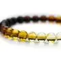 Amber Stretch Rainbow Bracelet - Natural Baltic Multi Color 6+ mm Beads - in a Luxury Gift Box - Amber Culture