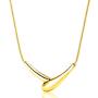 HIXIN Initial Letter V Necklac 18K Rose Gold Plated First Name Chain Choker Necklace with Handshake Embrace Pendant Barber Necklace Jewelry Gift for Womens or Girl