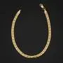 Solid 14k Yellow Gold Filled Bombay Curb Chain Bracelet for Men and Women (3.9 mm, 7.5 inch) Solid 14k Yellow Gold Filled Bombay Curb Chain Bracelet for Men and Women (3.9 mm, 7.5 inch)