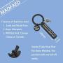 MAOFAED Basketball Keychain Basketbal Lover Gift Winners are People Who Never Quit Gift for Basketball Player