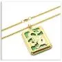 Xusamss Punk Jewelry Plated 18K Gold Dragon Eagle Dog Tag Pendant Necklace,22inches Box Chain Xusamss Punk Jewelry Plated 18K Gold Dragon Eagle Dog Tag Pendant Necklace,22inches Box Chain