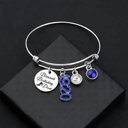 UJIMS Finer Women Bracelet 1920 Sorority Jewelry Blessed Birthday Diva Bangle Gifts for Women Girl Greek Sorority Paraphernalia Jewelry (1920 Sorority Bracelet)