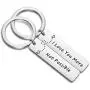 Zuo Bao Couple Keychain I Love You More/Not Possible Gift for Wife Husband Boyfriend Girlfriend Gift Zuo Bao Couple Keychain I Love You More/Not Possible Gift for Wife Husband Boyfriend Girlfriend Gift