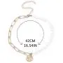 Fstrend Fashion Layered Necklace Gold Pearl Coin Pendant Chain Cross Statement Multilayer Necklaces Jewelry for Women and Girls(2Pcs) Fstrend Fashion Layered Necklace Gold Pearl Coin Pendant Chain Cross Statement Multilayer Necklaces Jewelry for Women and Girls(2Pcs)