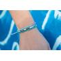 Tally Puppy Breathe Engraved Stainless Steel String Bracelet With Little Paw Print Charm Encouragement Gifts For Women Dog Jewelry For Women Mantra Bracelets Women Adjustable Bracelet Waterproof