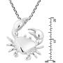 AeraVida Crab Claws Cancer Zodiac .925 Sterling Silver Pendant Necklace