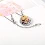 Ukodnus Not Throwing Away My Shot Tri-Layer Necklace for Teen Girls Hamilton Gifts Broadway Musical Inspired Jewelry (Necklace)