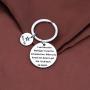 KUIYAI Hamilton Broadway Musical Inspired Gift Hercules Mulligan Quote Keychain Rise up Keyring Inspirational Gift Theater Jewelry