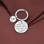 KUIYAI Hamilton Broadway Musical Inspired Gift Hercules Mulligan Quote Keychain Rise up Keyring Inspirational Gift Theater Jewelry
