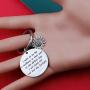 Inspirational Keychain I Want To Be Like a Sunflower So That Even On The Darkest Days Sunflowers Floral Gift Spiritual Gifts for Women(like a sunflower KR)