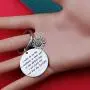 Inspirational Keychain I Want To Be Like a Sunflower So That Even On The Darkest Days Sunflowers Floral Gift Spiritual Gifts for Women(like a sunflower KR)