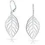Boho Open Filigree Leaf Feather Dangle Drop Lever Back Earrings For Women Teen 925 Sterling Silver Boho Open Filigree Leaf Feather Dangle Drop Lever Back Earrings For Women Teen 925 Sterling Silver