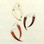 Bohemian Geometric Natural Wood Statement Earrings - Ethnic Wooden Disc, Diamond Drops, Leaf, Teardrop, Moroccan Dangles