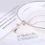 6 Pcs Rose Pendant Flower Necklaces Gold/Silver/Rose Gold Elegant Long Rose Pendant Necklaces for Women Girls Teens Birthday Anniversary Valentines Day Jewelry Gifts