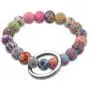 WUSUANED Wrist Keychain Bracelet Multicolor Bracelet Elastic Functional Jewelry Gift for Women WUSUANED Wrist Keychain Bracelet Multicolor Bracelet Elastic Functional Jewelry Gift for Women