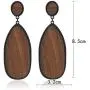4Pairs Wood Dangle Earrings Ethnic Big Oval Geometric Wood Drop Earrings Bohemia Vintage Retro Wooden Statement Earrings for Women Girl Party Jewelry 4Pairs Wood Dangle Earrings Ethnic Big Oval Geometric Wood Drop Earrings Bohemia Vintage Retro Wooden Statement Earrings for Women Girl Party Jewelry