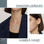 Aurora Tears Hamsa Hand Jewelry Women 925 Sterling Silver Hand of Fatima Necklace/Earring/Ring Good Luck Success Amulet Jewelry Crystal Lucky Jewellery