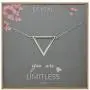 EFYTAL Inspirational Gifts for Women, Sterling Silver Triangle Necklace, Graduation Jewelry Gift for New Grad EFYTAL Inspirational Gifts for Women, Sterling Silver Triangle Necklace, Graduation Jewelry Gift for New Grad
