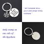 CENWA Supernatural Inspired Jewelry Supernatural Quote My Fandom Will Salt and Burn Your Fandom Keychain SPN Jewelry Gift for Supernatural Fans Sam Dean Winchester Gift
