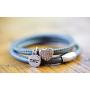 Valentine Day Leather Charms Bangle for Women with Stainless Steel Charms Judaica Inspirational Bracelet Jewelry kabbalah LOVE