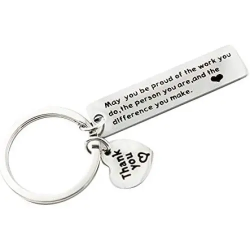 Hibetek Mentor Appreciation Gifts Jewelry Thank You Gift You Make a Difference Keychain for Volunteer Appreciation,Coach Mentor Gift,Employee Gift,Social Worker Gifts Hibetek Mentor Appreciation Gifts Jewelry Thank You Gift You Make a Difference Keychain for Volunteer Appreciation,Coach Mentor Gift,Employee Gift,Social Worker Gifts