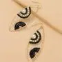 DAMLENG Fashion Bohemain Handmade Multicolor Beaded Dangle Drop Hoop Earrings for Women Girls Statement Unique Nation Earring Jewelry Gifts DAMLENG Fashion Bohemain Handmade Multicolor Beaded Dangle Drop Hoop Earrings for Women Girls Statement Unique Nation Earring Jewelry Gifts