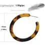 Acrylic Hoops Earrings Bohemian Statement Drop Dangle Earrings for Women Girls Fashion Jewelry Acrylic Hoops Earrings Bohemian Statement Drop Dangle Earrings for Women Girls Fashion Jewelry