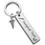 Surgical Keychain Surgical Tech Surgical Technologist Gift Jewelry for Surgical Nurse Doctor Medical(surgical tech KR)